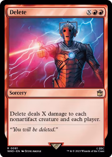 Delete (81), Universes Beyond: Doctor Who — Magic card price