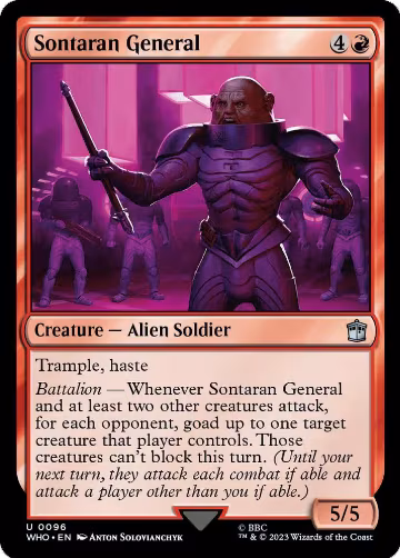 Sontaran General (96), Universes Beyond: Doctor Who — Magic card price