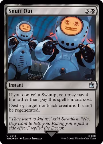 Snuff Out (Surge Foil) (813), Universes Beyond: Doctor Who — Magic card price