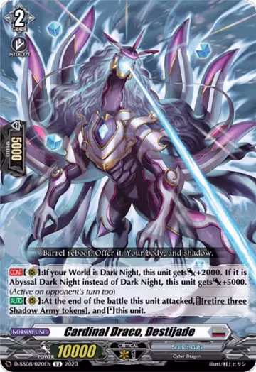 Cardinal Draco, Destijade (D-SS08/020EN), D-SS08: Stand Up Deckset "Orfist" — Vanguard card price