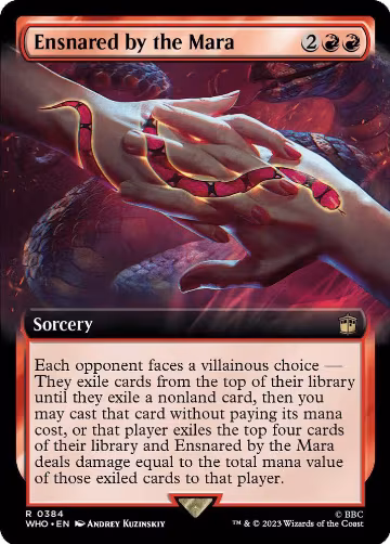 Ensnared by the Mara (Extended Art) (384), Universes Beyond: Doctor Who — Magic card price