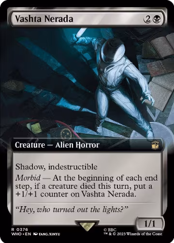 Vashta Nerada (Extended Art) (376), Universes Beyond: Doctor Who — Magic card price