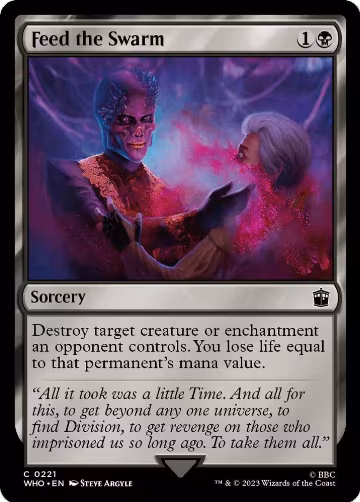 Feed the Swarm (221), Universes Beyond: Doctor Who — Magic card price