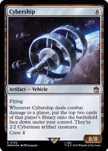 Cybership (Surge Foil) (782), Universes Beyond: Doctor Who — Magic card price