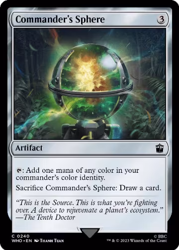 Commander's Sphere (240), Universes Beyond: Doctor Who — Magic card price