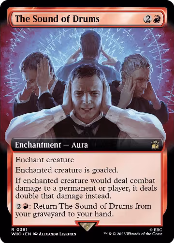 The Sound of Drums (Extended Art) (391), Universes Beyond: Doctor Who — Magic card price