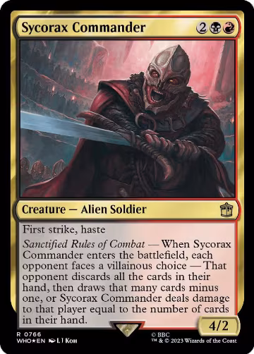 Sycorax Commander (Surge Foil) (766), Universes Beyond: Doctor Who — Magic card price