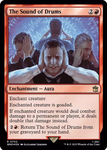 The Sound of Drums (Surge Foil) (702), Universes Beyond: Doctor Who — Magic card price