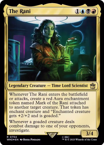 The Rani (Surge Foil) (754), Universes Beyond: Doctor Who — Magic card price