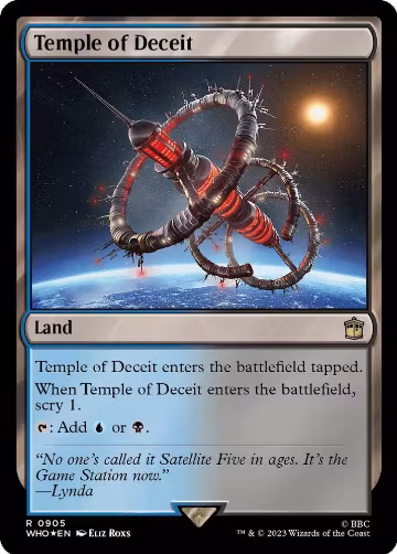 Temple of Deceit (Surge Foil) (905), Universes Beyond: Doctor Who — Magic card price