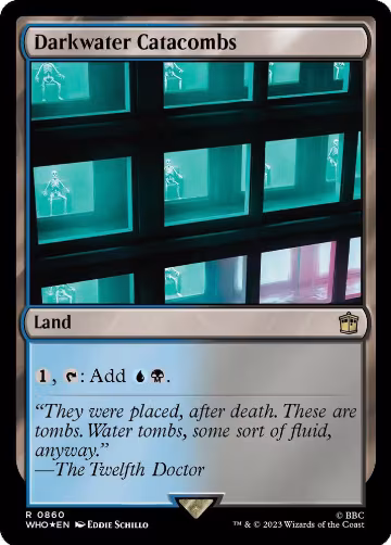 Darkwater Catacombs (Surge Foil) (860), Universes Beyond: Doctor Who — Magic card price