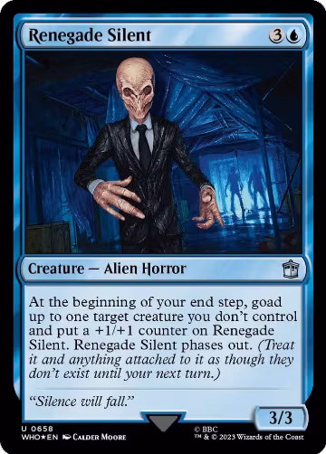 Renegade Silent (Surge Foil) (658), Universes Beyond: Doctor Who — Magic card price