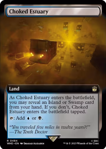 Choked Estuary (Extended Art) (484), Universes Beyond: Doctor Who — Magic card price