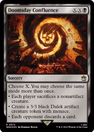 Doomsday Confluence (Surge Foil) (672), Universes Beyond: Doctor Who — Magic card price