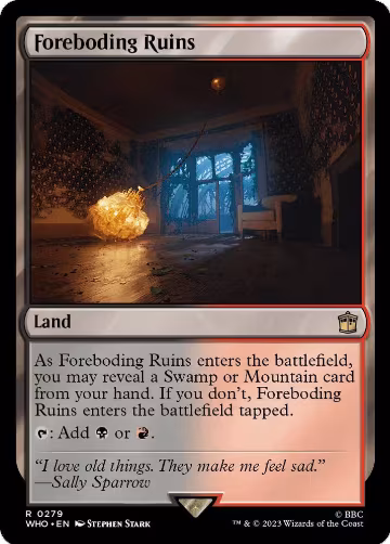 Foreboding Ruins (279), Universes Beyond: Doctor Who — Magic card price