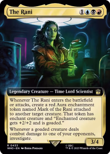 The Rani (Extended Art) (433), Universes Beyond: Doctor Who — Magic card price