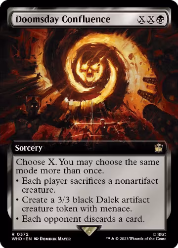Doomsday Confluence (Extended Art) (372), Universes Beyond: Doctor Who — Magic card price