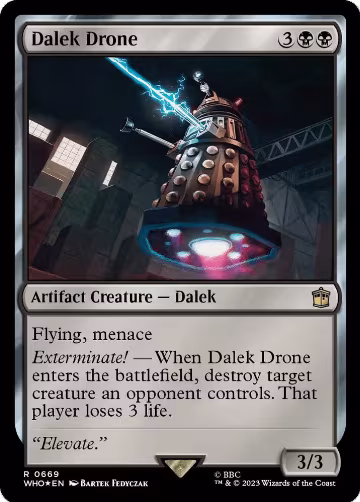 Dalek Drone (Surge Foil) (669), Universes Beyond: Doctor Who — Magic card price