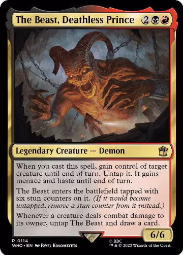 The Beast, Deathless Prince (114), Universes Beyond: Doctor Who — Magic card price