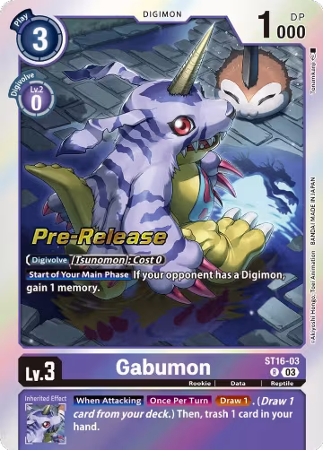 Gabumon (ST16-03 R) — card price