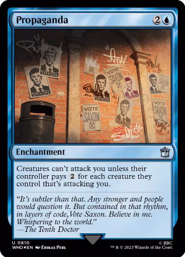 Propaganda (Surge Foil) (810), Universes Beyond: Doctor Who — Magic card price