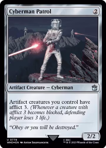 Cyberman Patrol (Surge Foil) (779), Universes Beyond: Doctor Who — Magic card price