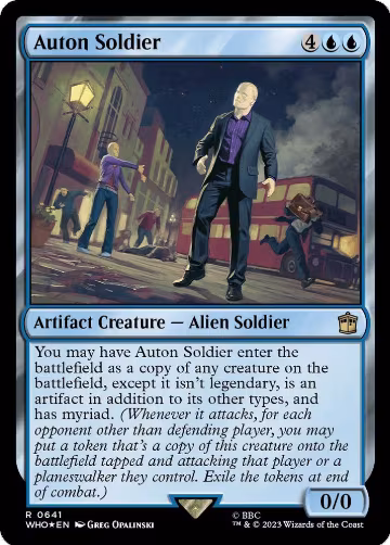 Auton Soldier (Surge Foil) (641), Universes Beyond: Doctor Who — Magic card price