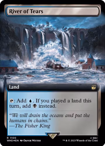 River of Tears (Extended Art) (Surge Foil) (1100), Universes Beyond: Doctor Who — Magic card price