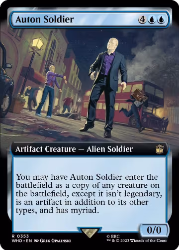 Auton Soldier (Extended Art) (353), Universes Beyond: Doctor Who — Magic card price