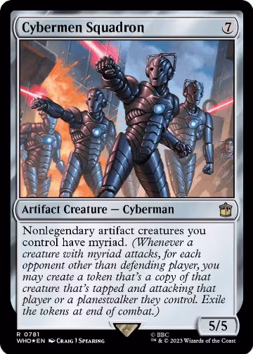 Cybermen Squadron (Surge Foil) (781), Universes Beyond: Doctor Who — Magic card price