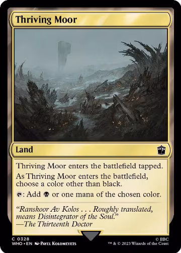 Thriving Moor (328), Universes Beyond: Doctor Who — Magic card price