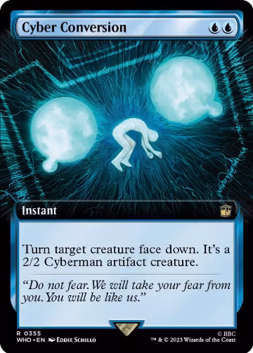 Cyber Conversion (Extended Art) (355), Universes Beyond: Doctor Who — Magic card price