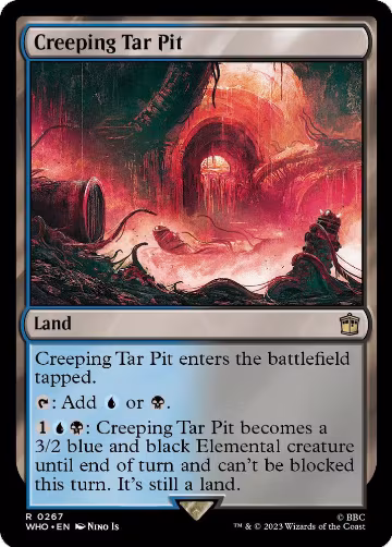 Creeping Tar Pit (267), Universes Beyond: Doctor Who — Magic card price