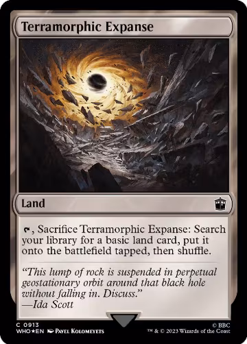 Terramorphic Expanse (Surge Foil) (913), Universes Beyond: Doctor Who — Magic card price