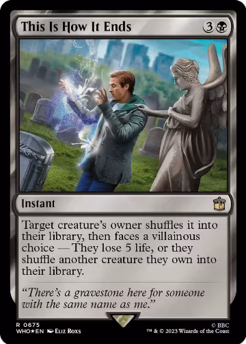 This Is How It Ends (Surge Foil) (675), Universes Beyond: Doctor Who — Magic card price