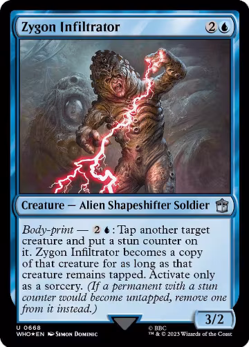 Zygon Infiltrator (Surge Foil) (668), Universes Beyond: Doctor Who — Magic card price
