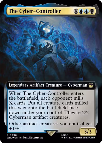 The Cyber-Controller (Extended Art) (Surge Foil) (996), Universes Beyond: Doctor Who — Magic card price