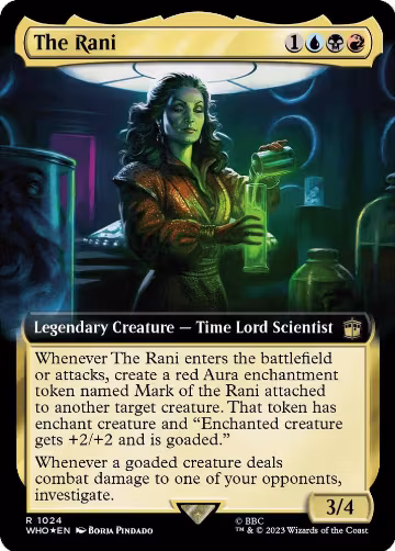 The Rani (Extended Art) (Surge Foil) (1024), Universes Beyond: Doctor Who — Magic card price