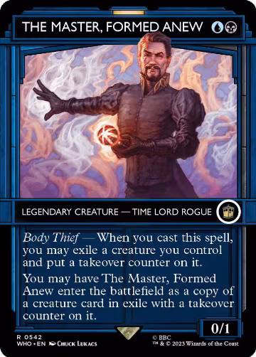 The Master, Formed Anew (Showcase) (542), Universes Beyond: Doctor Who — Magic card price
