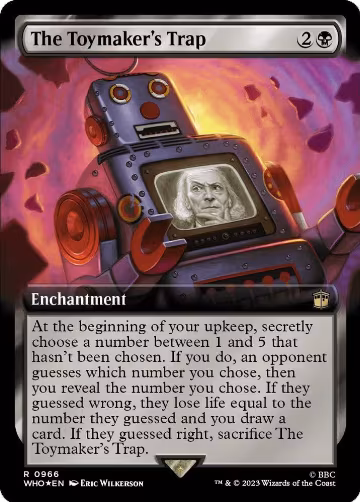 The Toymaker's Trap (Extended Art) (Surge Foil) (966), Universes Beyond: Doctor Who — Magic card price