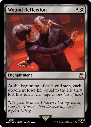 Wound Reflection (Surge Foil) (814), Universes Beyond: Doctor Who — Magic card price