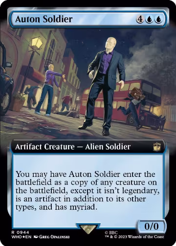 Auton Soldier (Extended Art) (Surge Foil) (944), Universes Beyond: Doctor Who — Magic card price