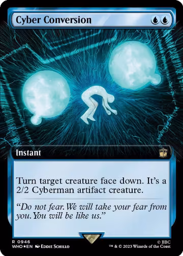 Cyber Conversion (Extended Art) (Surge Foil) (946), Universes Beyond: Doctor Who — Magic card price