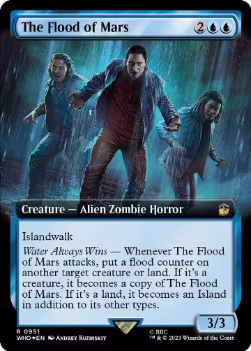The Flood of Mars (Extended Art) (Surge Foil) (951), Universes Beyond: Doctor Who — Magic card price