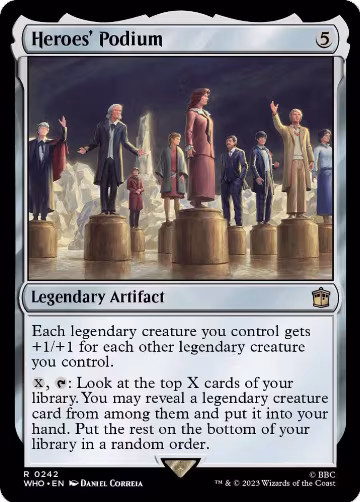 Heroes' Podium (242), Universes Beyond: Doctor Who — Magic card price
