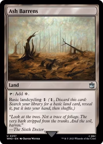 Ash Barrens (257), Universes Beyond: Doctor Who — Magic card price