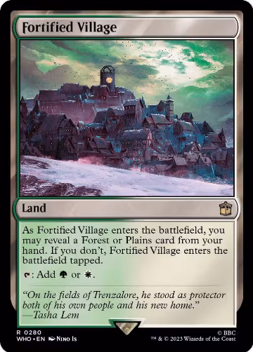 Fortified Village (280), Universes Beyond: Doctor Who — Magic card price