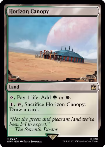 Horizon Canopy (287), Universes Beyond: Doctor Who — Magic card price