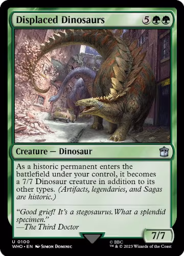 Displaced Dinosaurs (100), Universes Beyond: Doctor Who — Magic card price