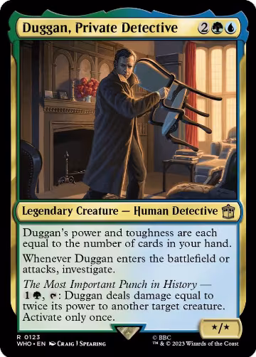 Duggan, Private Detective (123), Universes Beyond: Doctor Who — Magic card price